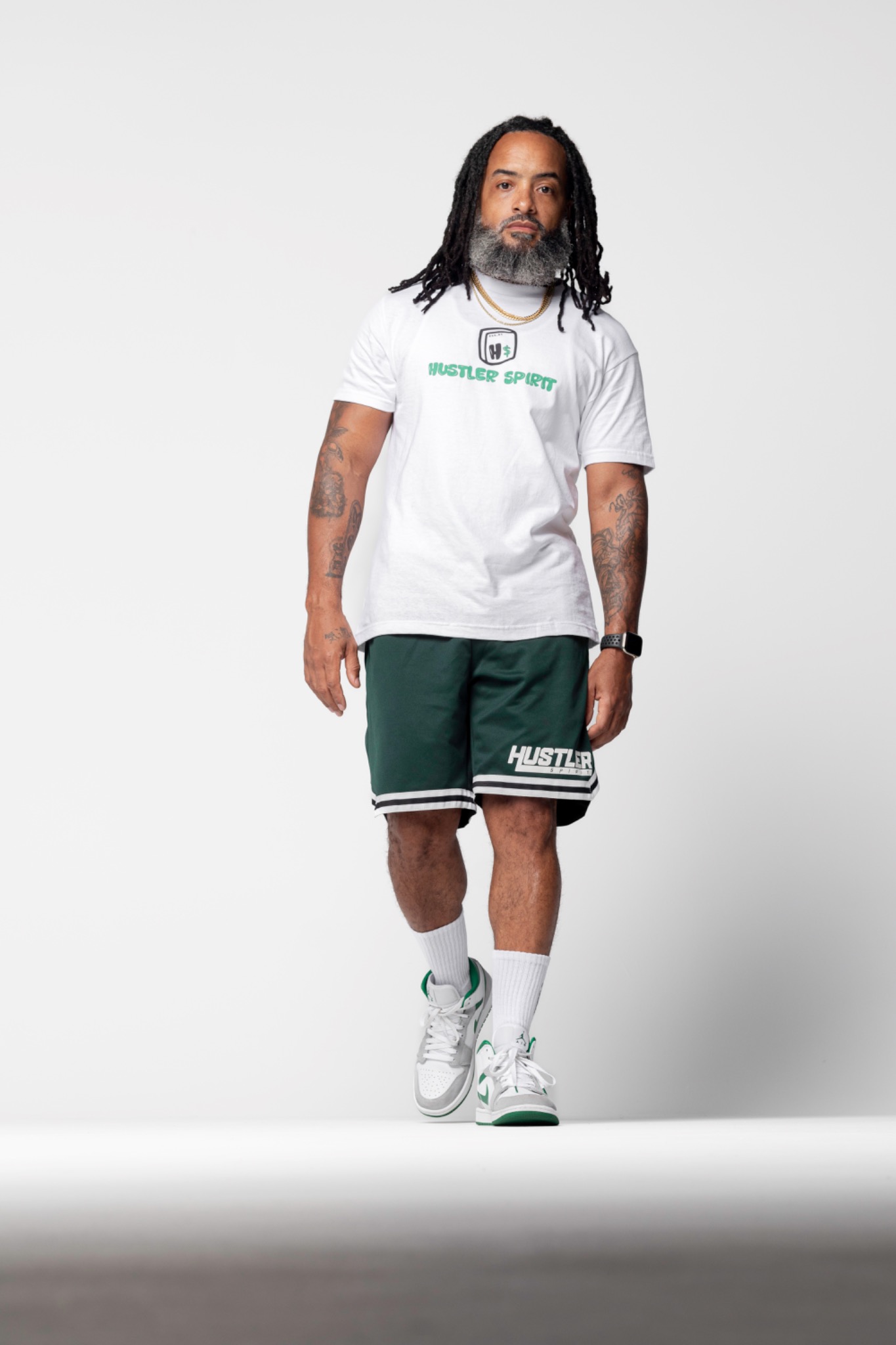 Hustler Spirit apparel styled for an active everyday wardrobe